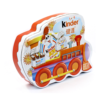 異形卡通巧克力包裝鐵盒, 精致糖果馬口鐵罐生產廠家